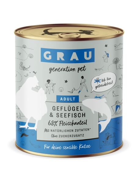 Grau GP Adult Perutnina & Morska riba 800g