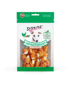 Dokas Dog Snack Dried Chicken Breast with Coconut 70g
