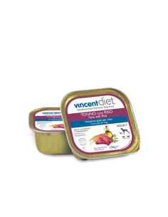 Vincent Diet Adult konzerva Tuna & Riž za pse 150g