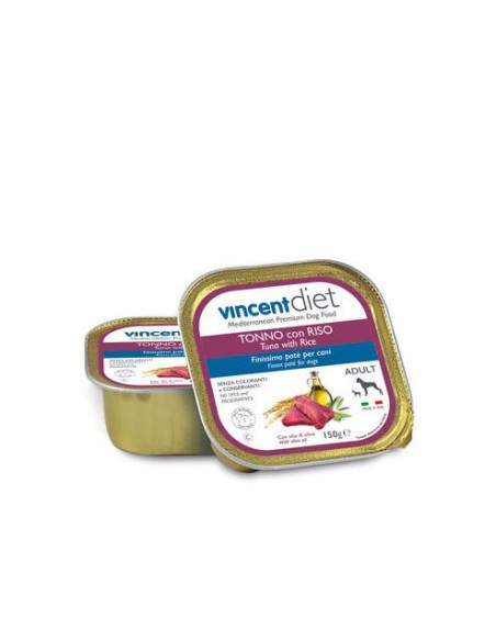 Vincent Diet Adult Tuna & Rice can 150g