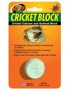 Zoo Med Cricket Calcium and Gutload Block 12,8 g