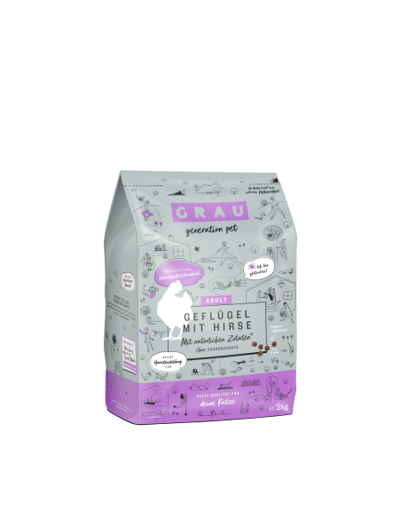 Grau Generation Pet Senior, Perutnina in proso 400g