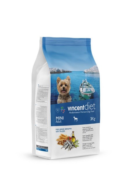 Vincent Diet Mini Adult, Bluefish 3 kg