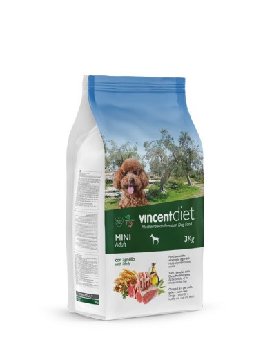 Vincent Diet Mini Adult, jagnje 3 kg