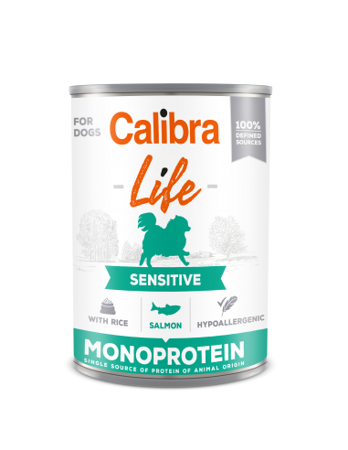 Calibra Life Sensitive wet food Salmon 400g
