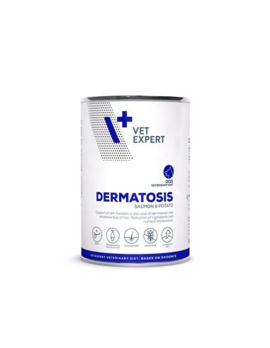 VET EXP Dog Dermatosis Losos&krompir 400g