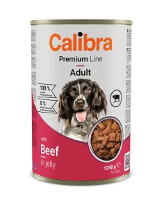 Calibra Dog Premium Mono Beef in Jelly 1240g