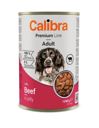 Calibra Premium Mono Govedina v želeju 1240 g