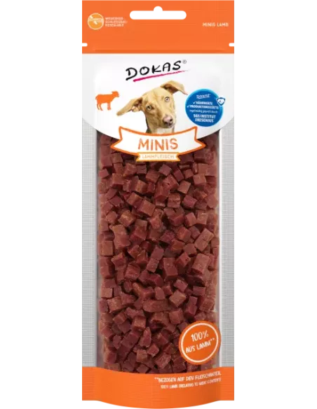 Dokas Dog Minis Snack Lamb Cubes 70g