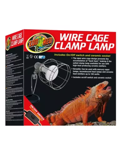 Zoo Med Clamp Lamp držalo z žično kletko