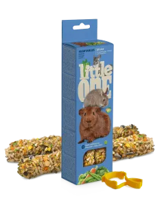 Little One palčka za glodavce z zelenjavo 2x60g