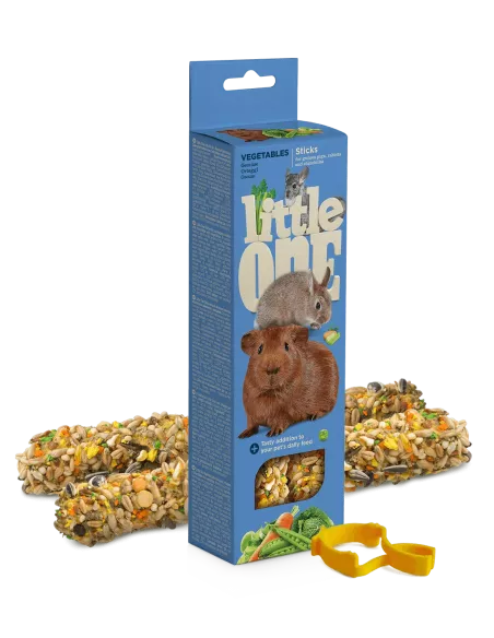Little One palčka za glodavce z zelenjavo 2x60g