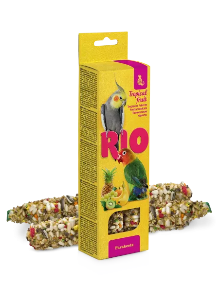 Rio palčka za srednje papige s tropskim sadjem 2x75g