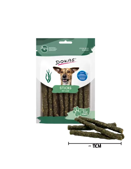 Dokas Dog Sticks with algae 105 g