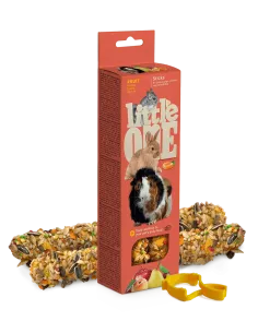 Little One palčka za glodavce s sadjem 2x60g