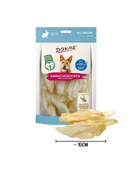 Dokas prigrizek sušena zajčja ušesa 70g