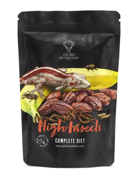 Gecko Nutrition High Insect - gecko food 50g