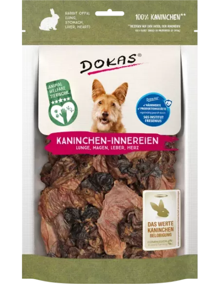 Dokas Dog Dried Rabbit giblets 100g
