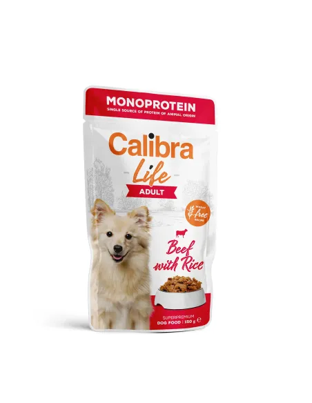 Calibra Life Mono vrečka za pse, govedina 150 g